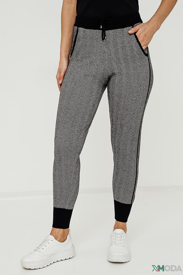 Брюки Leo & Ugo в клетку серые