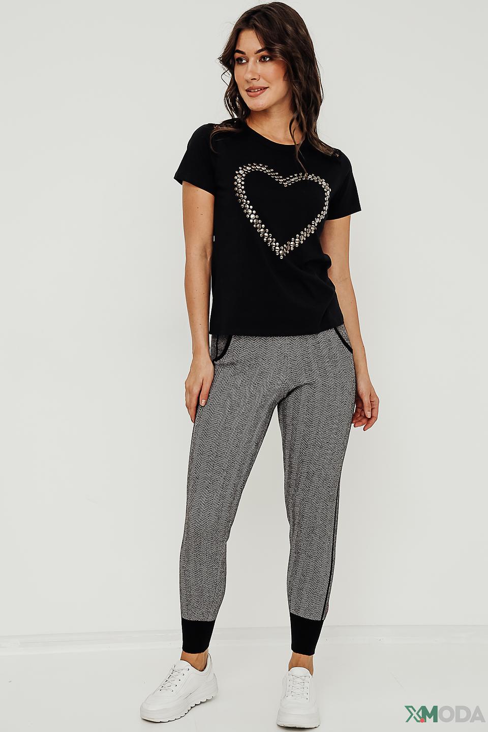 Брюки Leo & Ugo в клетку серые