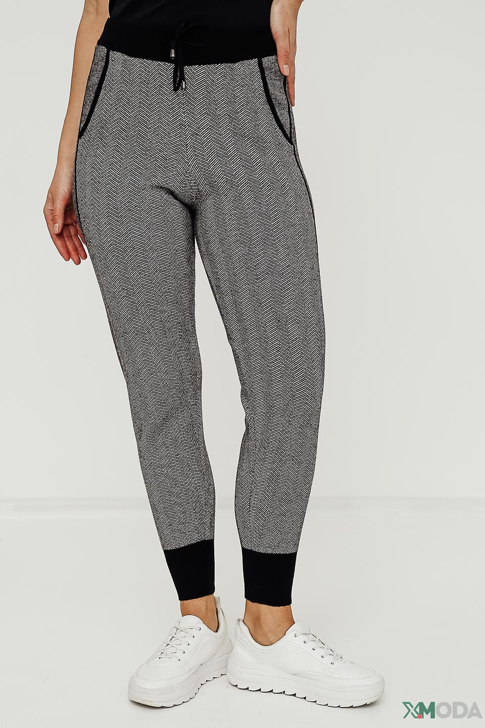 Брюки Leo & Ugo в клетку серые