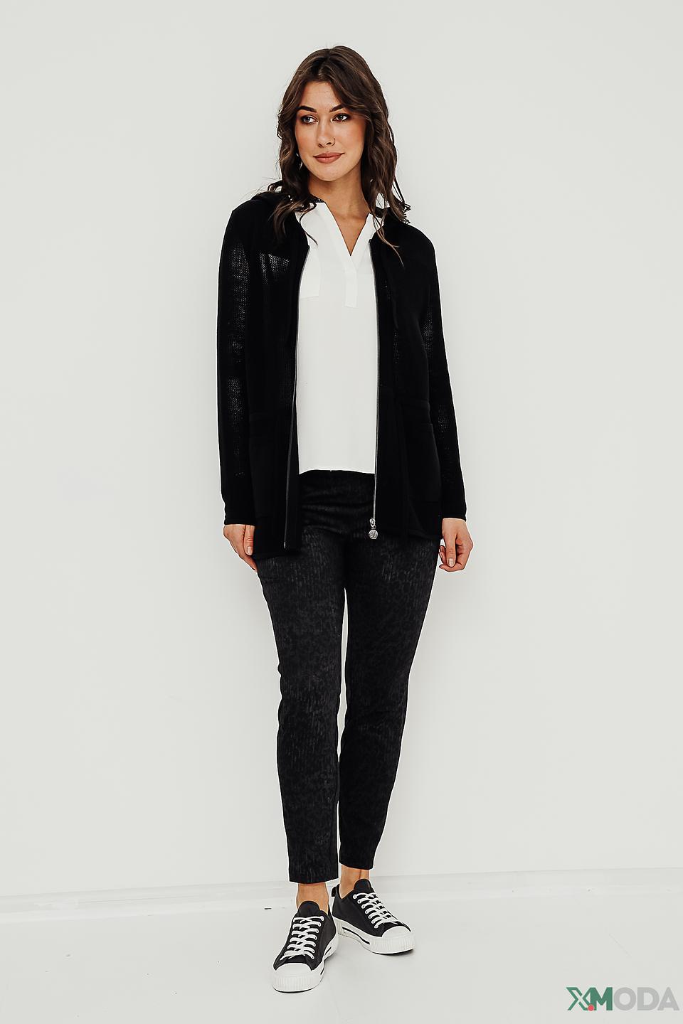 Жакет Bianca с сеткой чёрный