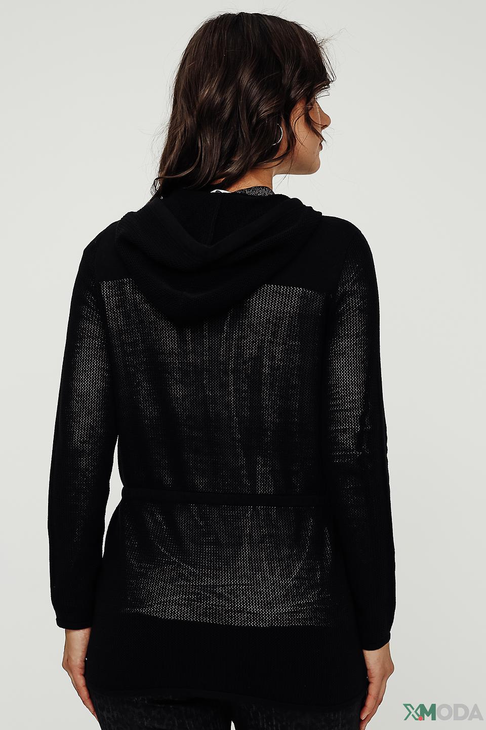 Жакет Bianca с сеткой чёрный