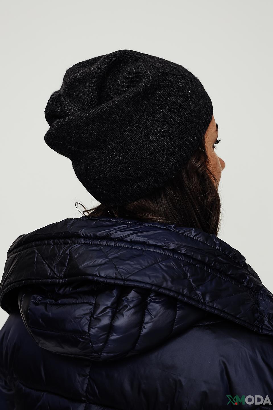 Шапка Wegener чёрная с декором