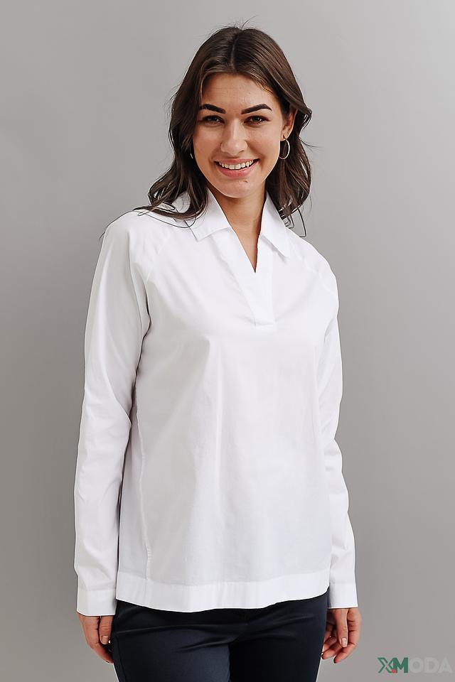 Блуза Be Yourself белая с воротником