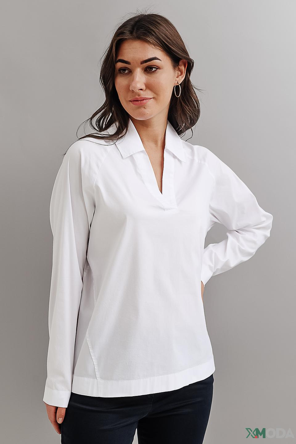 Блуза Be Yourself белая с воротником