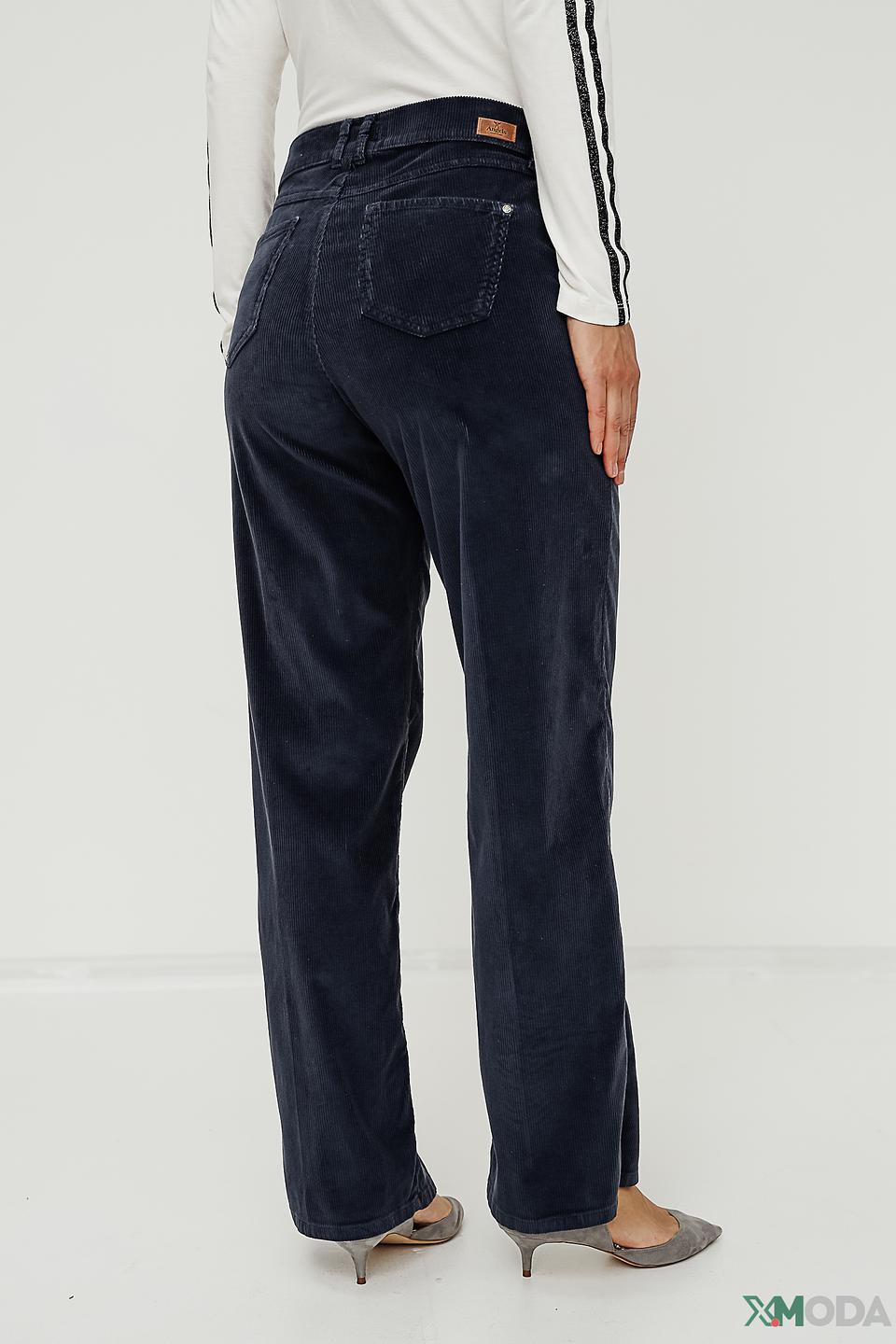 Брюки Angels вельветовые тёмно-синие