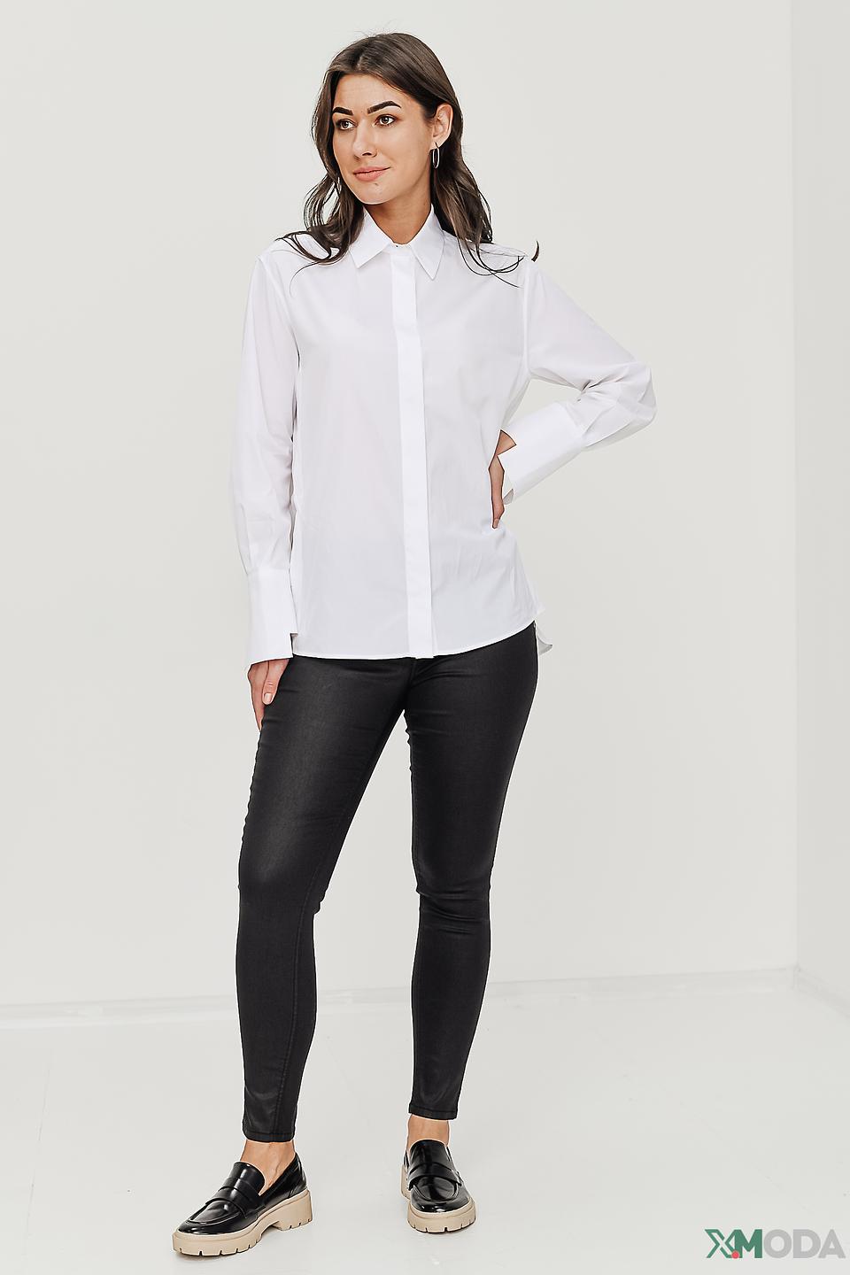 Брюки Taifun с эффектом кожи чёрные