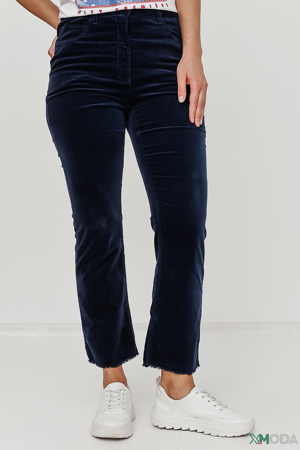Брюки вельветовые Luisa Cerano синие