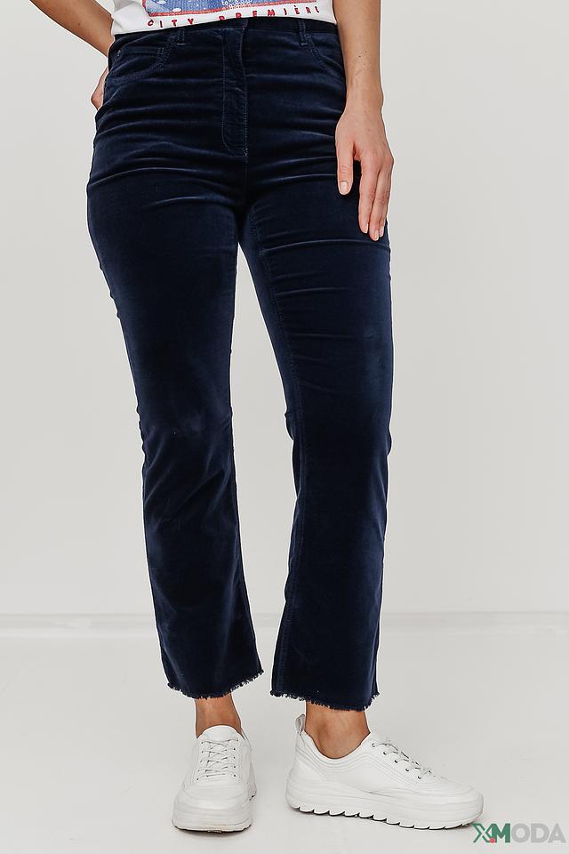 Брюки вельветовые Luisa Cerano синие