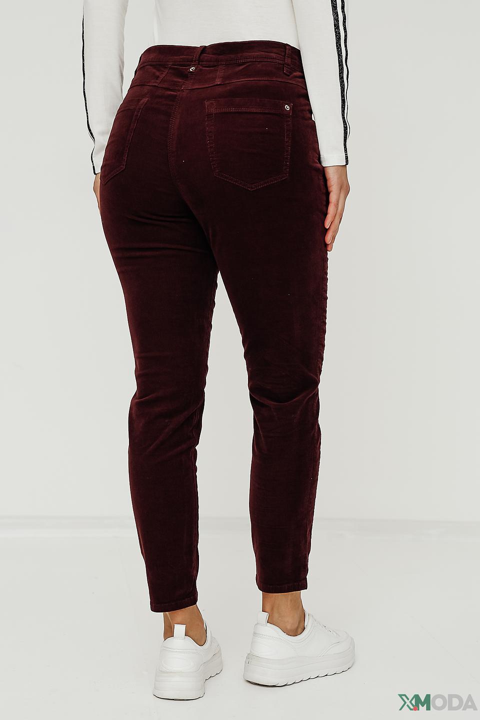 Брюки вельветовые Gerry Weber бордовые