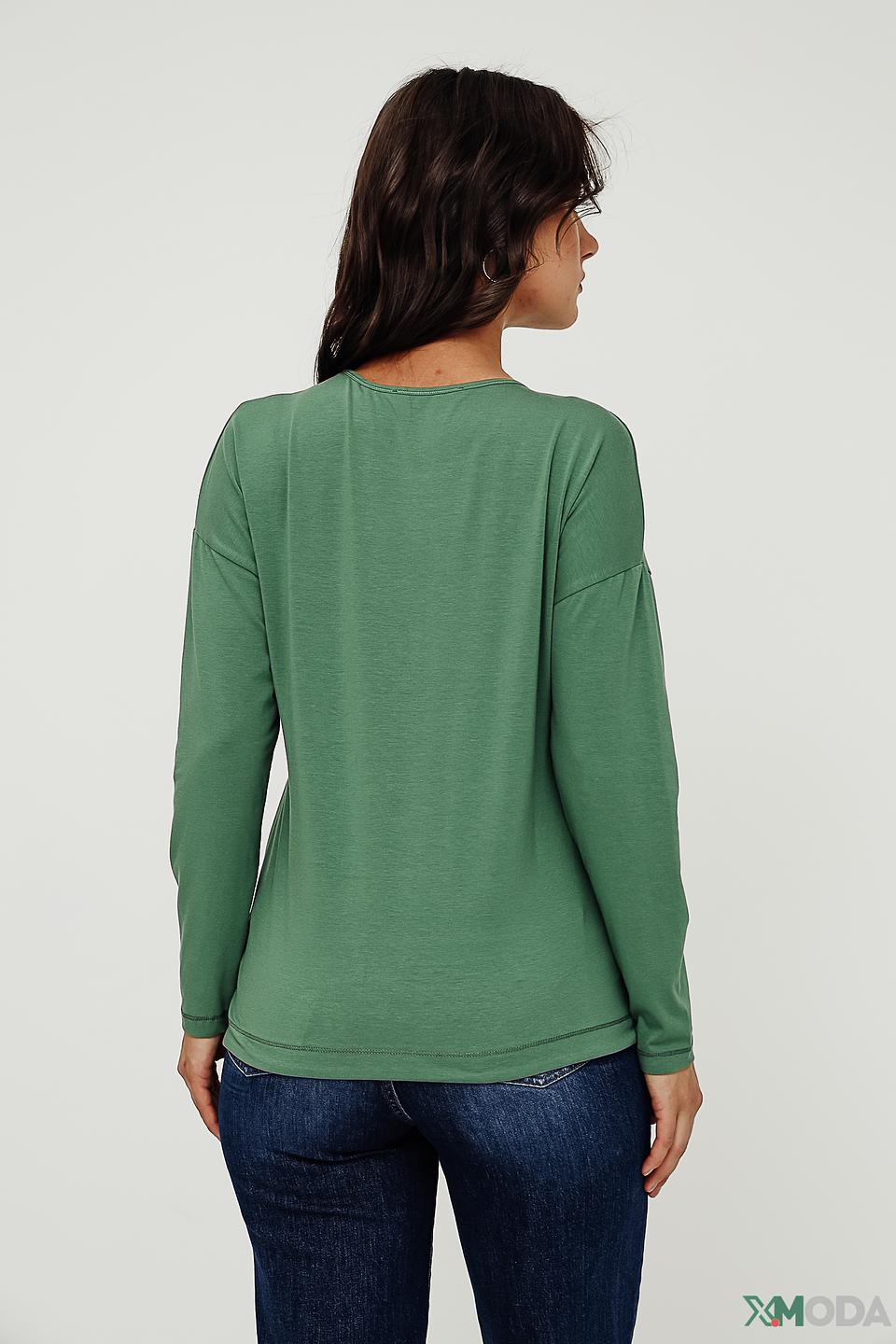 Джемпер Bianca с принтом зелёный