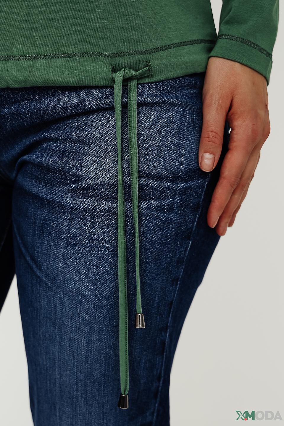 Джемпер Bianca с принтом зелёный