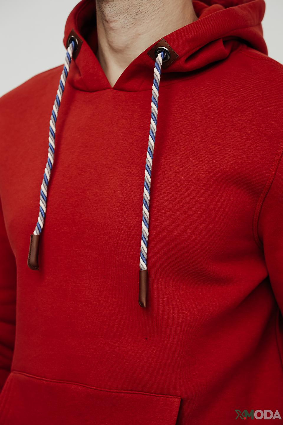 Толстовка Ragman красный с шнурком
