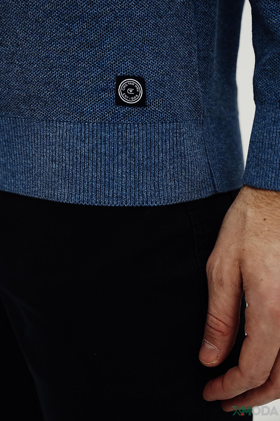 Джемпер Casa Moda с молнией голубой