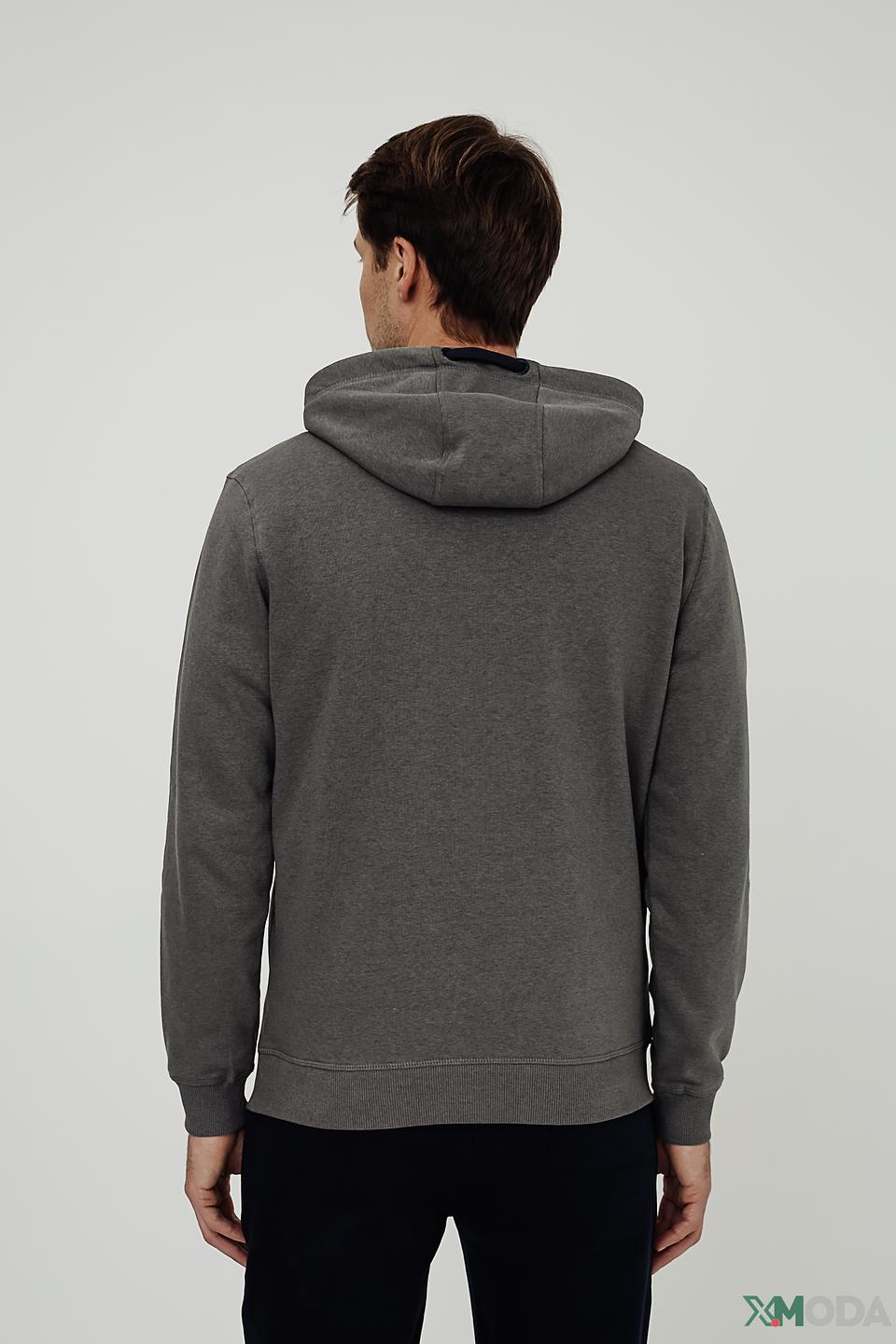 Толстовка Casa Moda с принтом серая