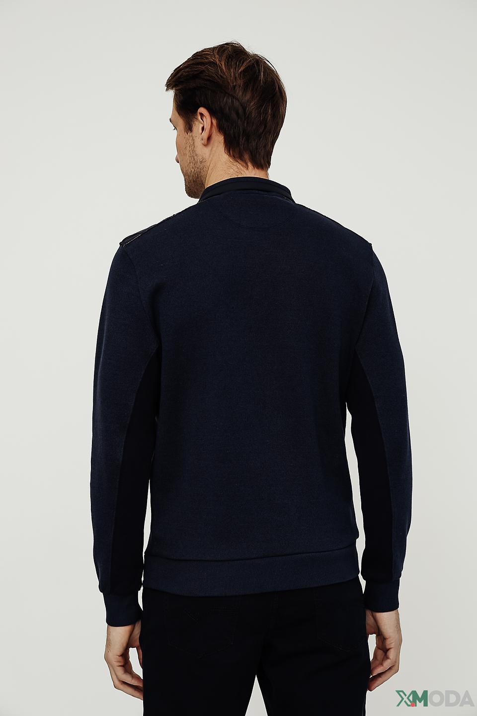 Джемпер Casa Moda с молнией темно-синий