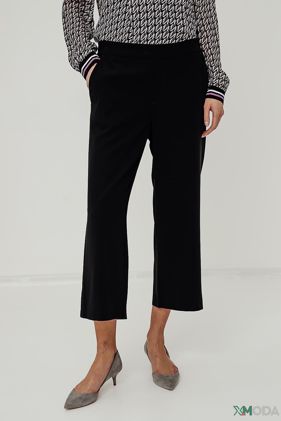 Брюки MAC кюлоты чёрные