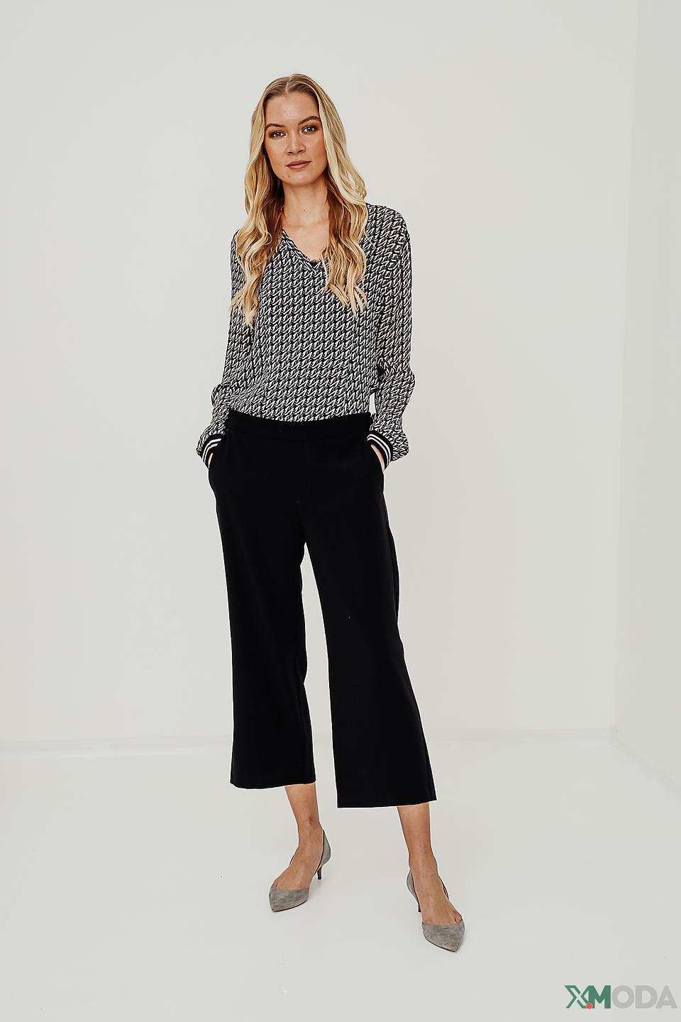 Брюки MAC кюлоты чёрные