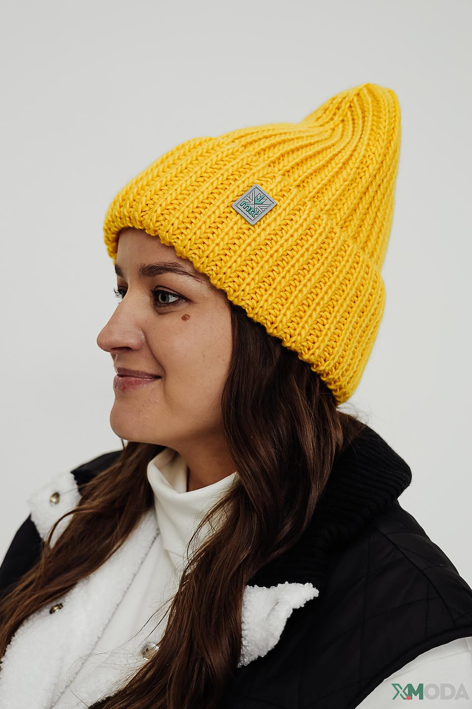 Шапка Marhatter женская жёлтая