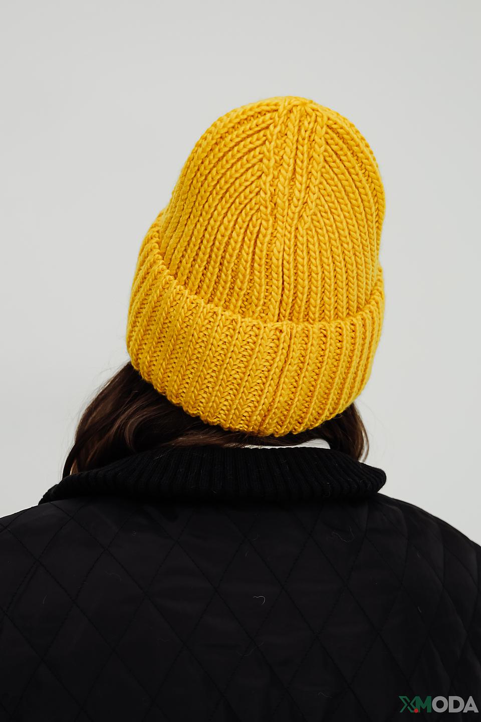 Шапка Marhatter женская жёлтая