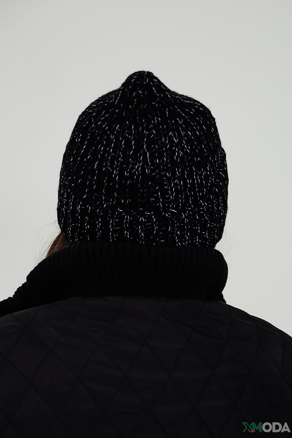 Шапка Marhatter с логотипом чёрная