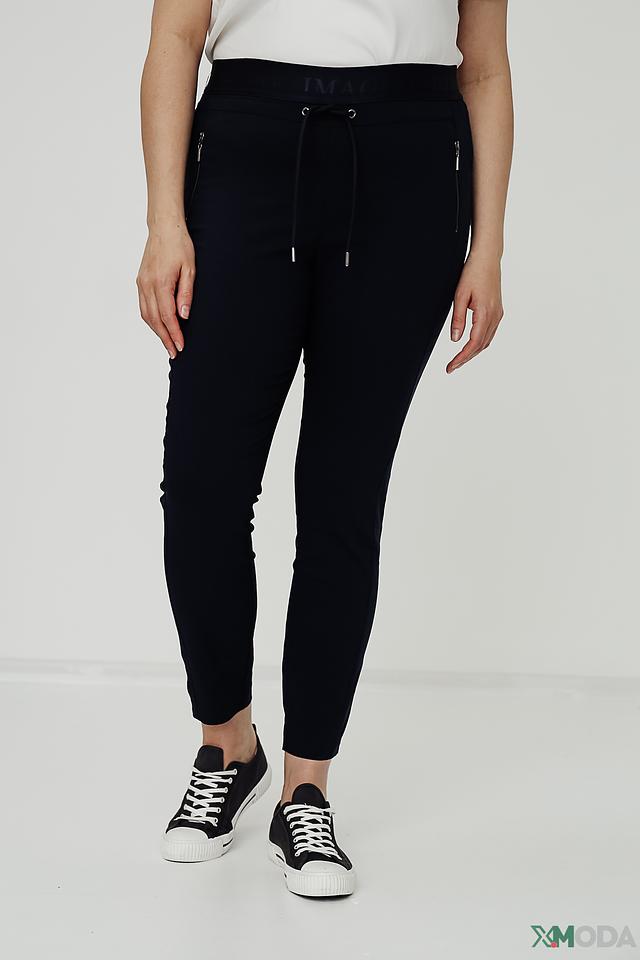 Брюки Via Appia черные с молниями