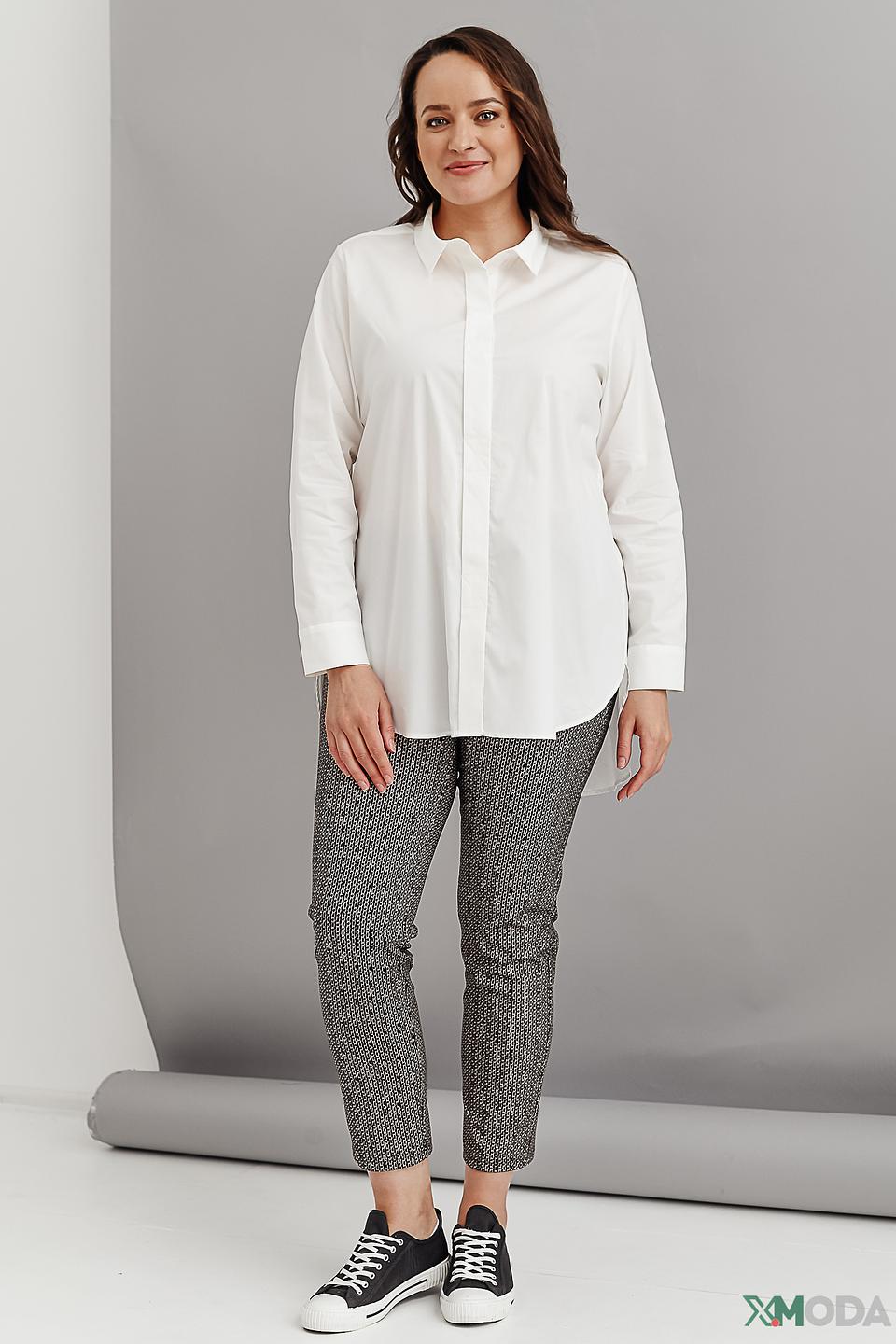 Рубашка Via Appia белая приталенная