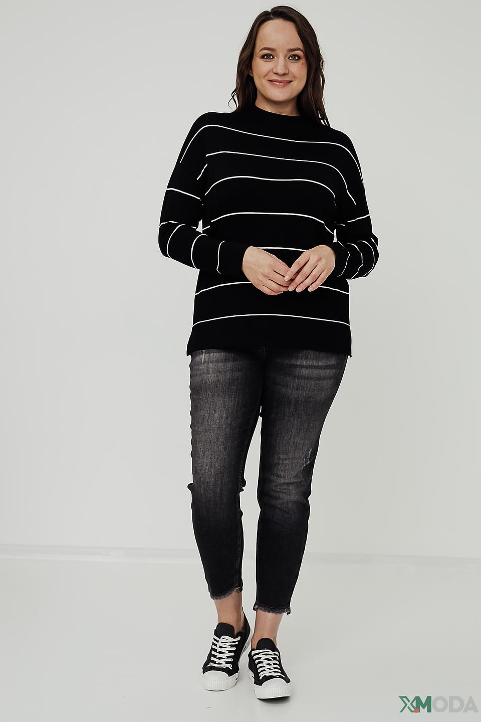 Пуловер Gerry Weber в полоску чёрный