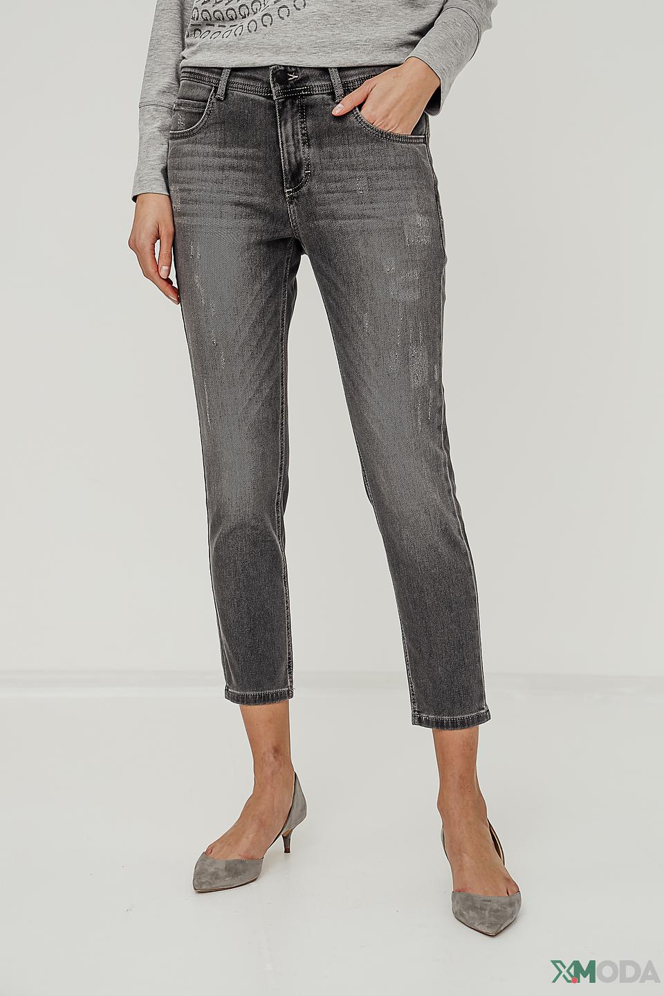 Джинсы Angels серые с потертостями