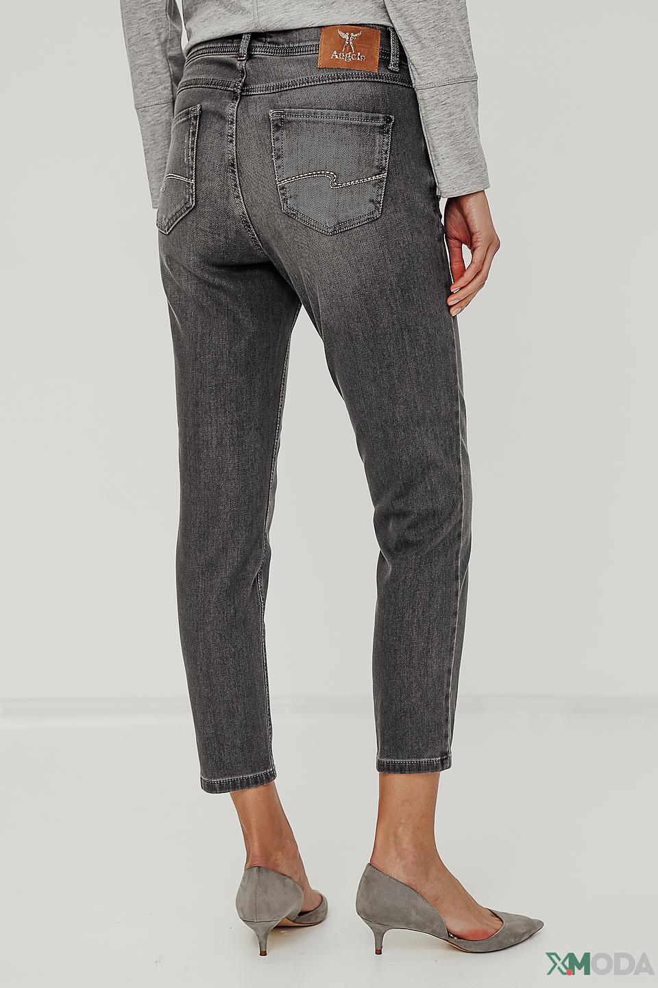 Джинсы Angels серые с потертостями