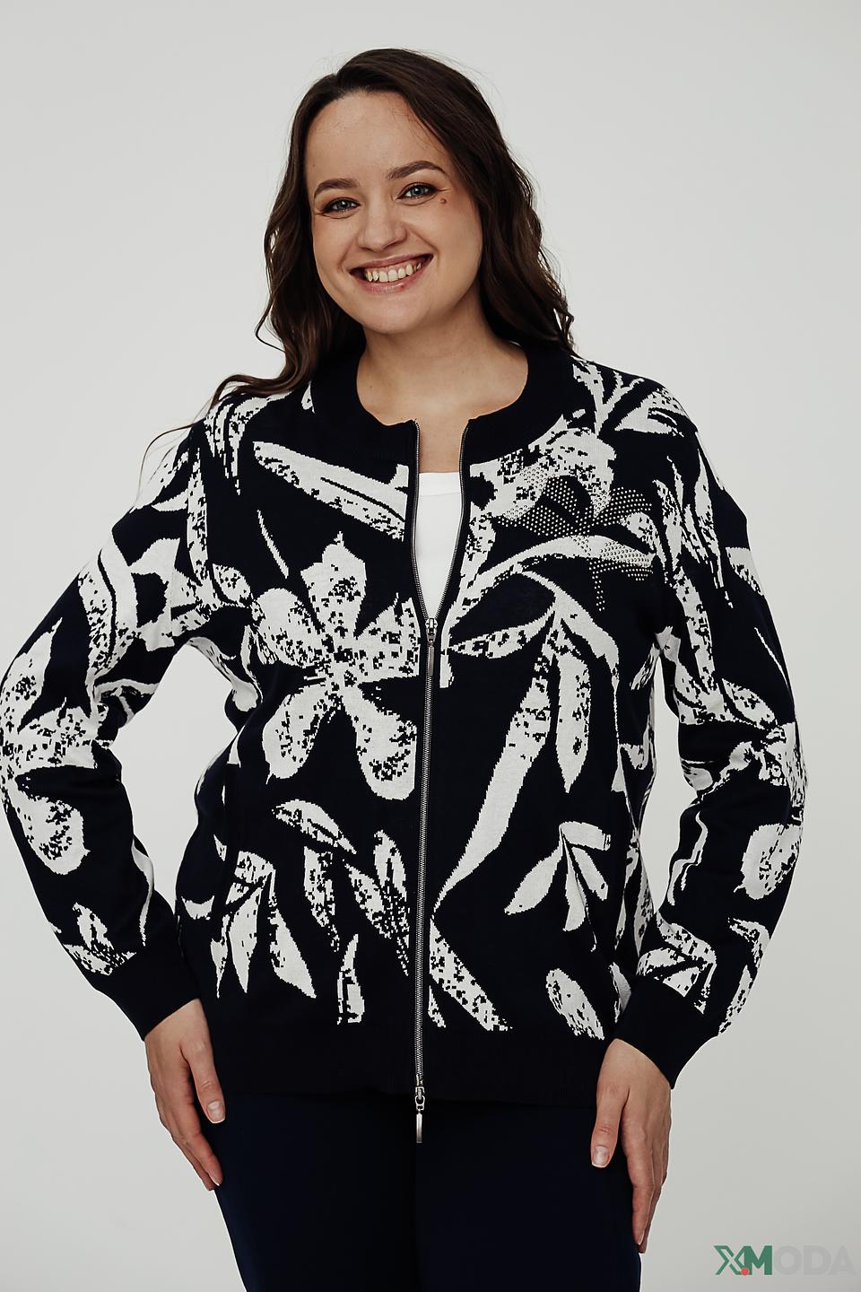 Жакет Frank Walder с цветочным принтом