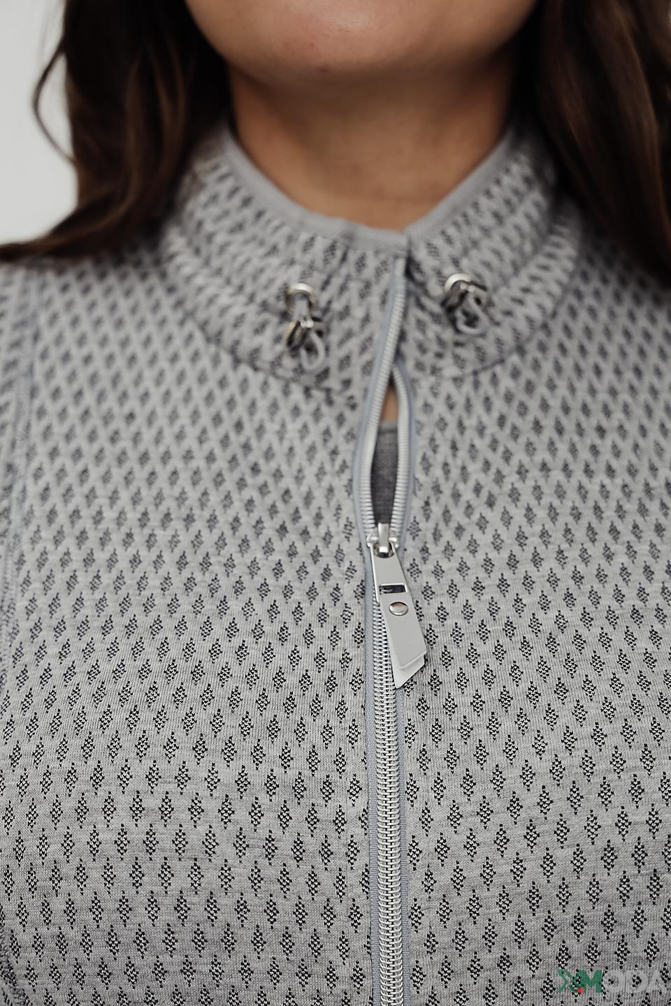 Жилет Rabe collection серый с узором