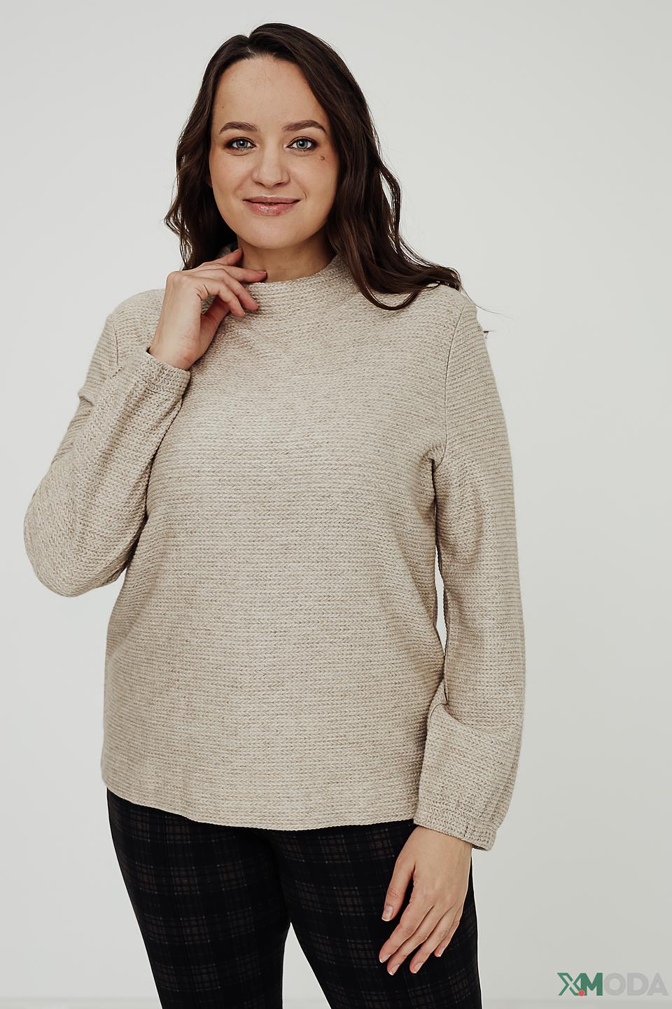 Пуловер Gerry Weber с рукавами-фонариками бежевый