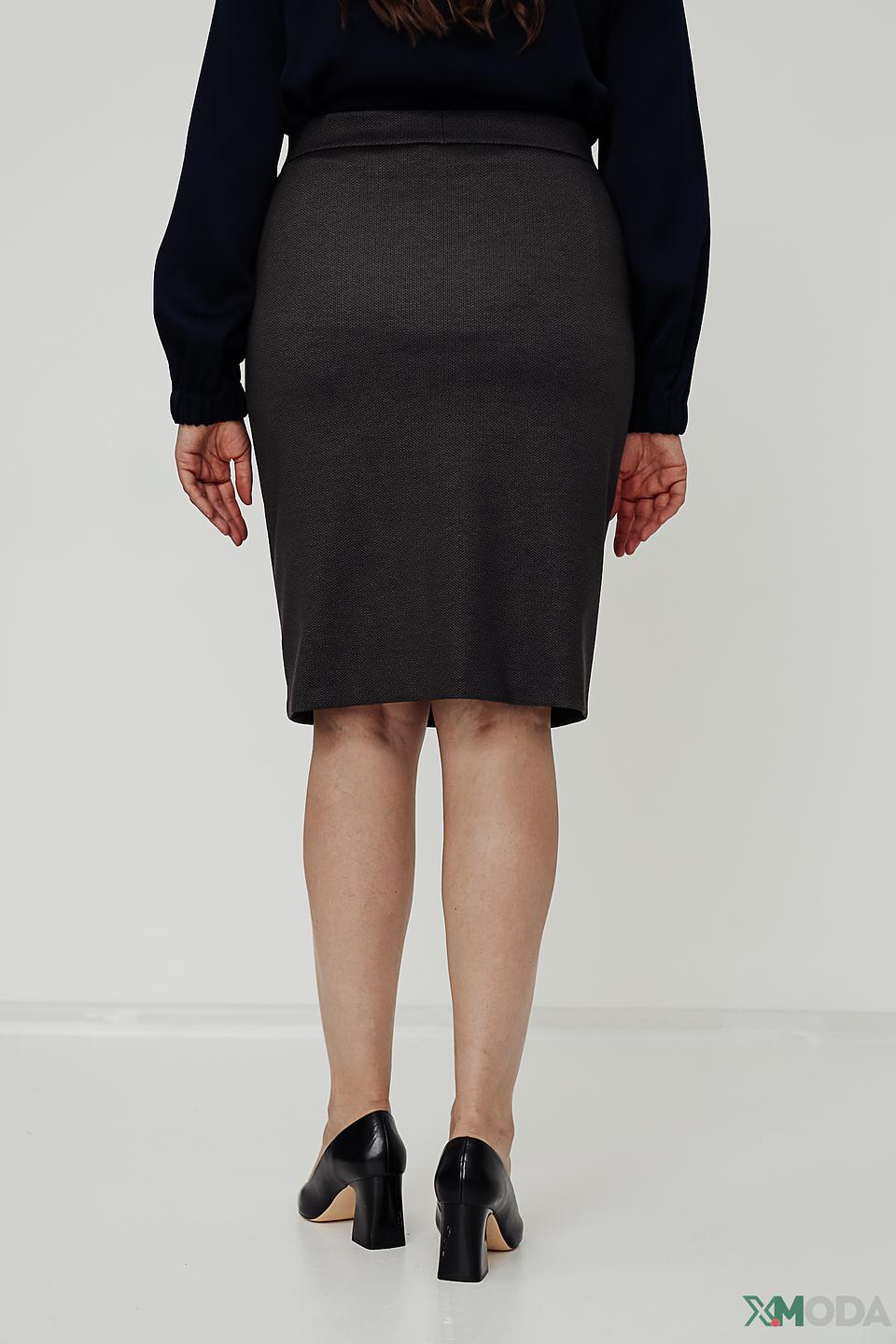 Юбка Frank Walder прямая серая