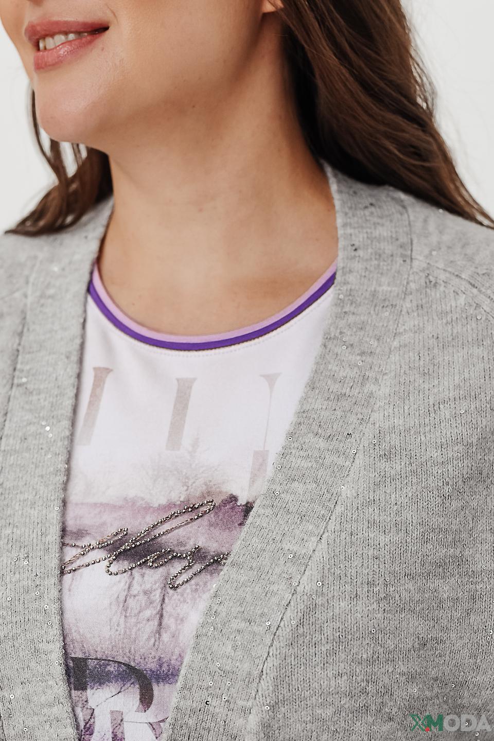 Кардиган Gerry Weber серый меланж