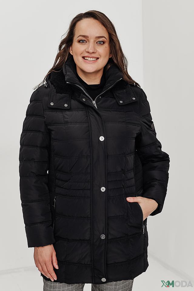 Куртка Lebek стеганая чёрная