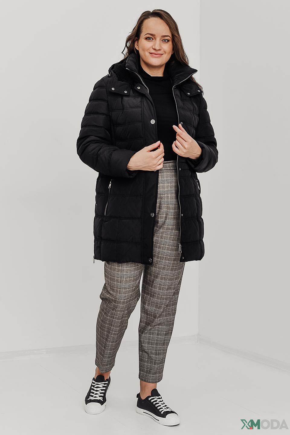 Куртка Lebek стеганая чёрная