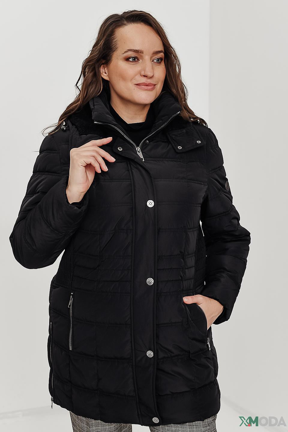 Куртка Lebek стеганая чёрная
