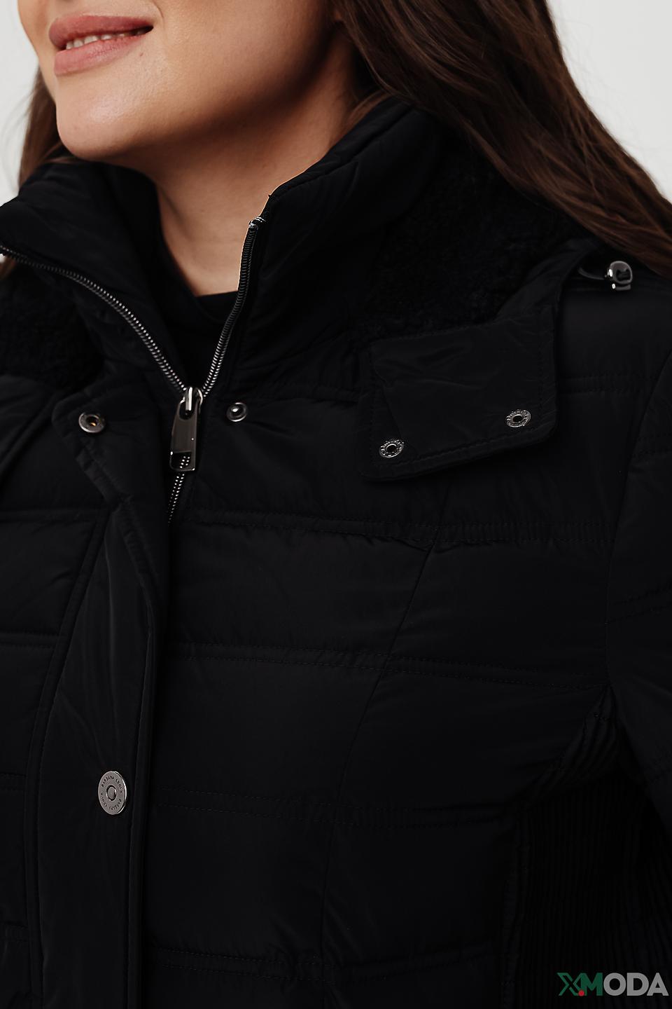 Куртка Lebek стеганая чёрная