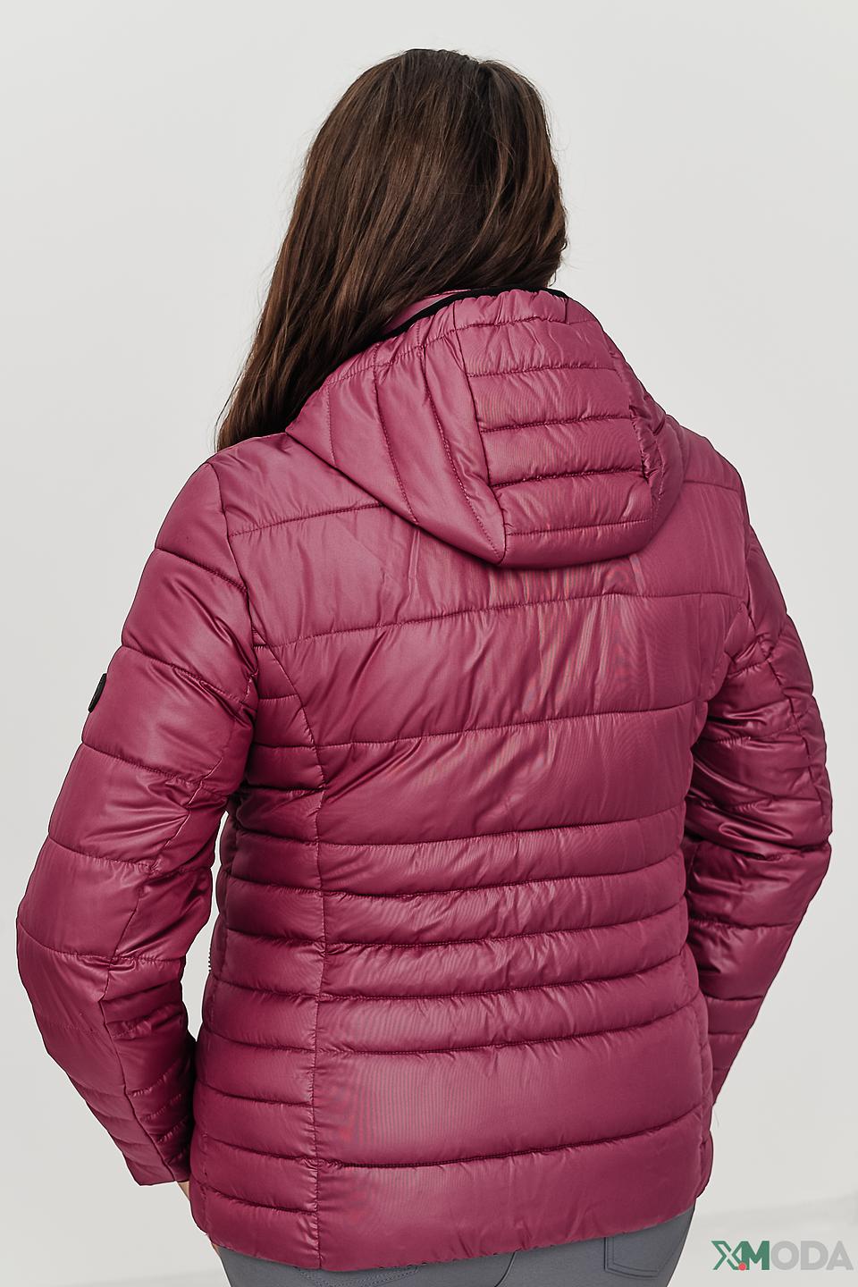 Куртка Lebek стеганая малиновая