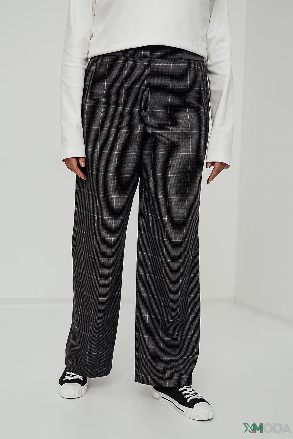 Брюки Gerry Weber в клетку серые