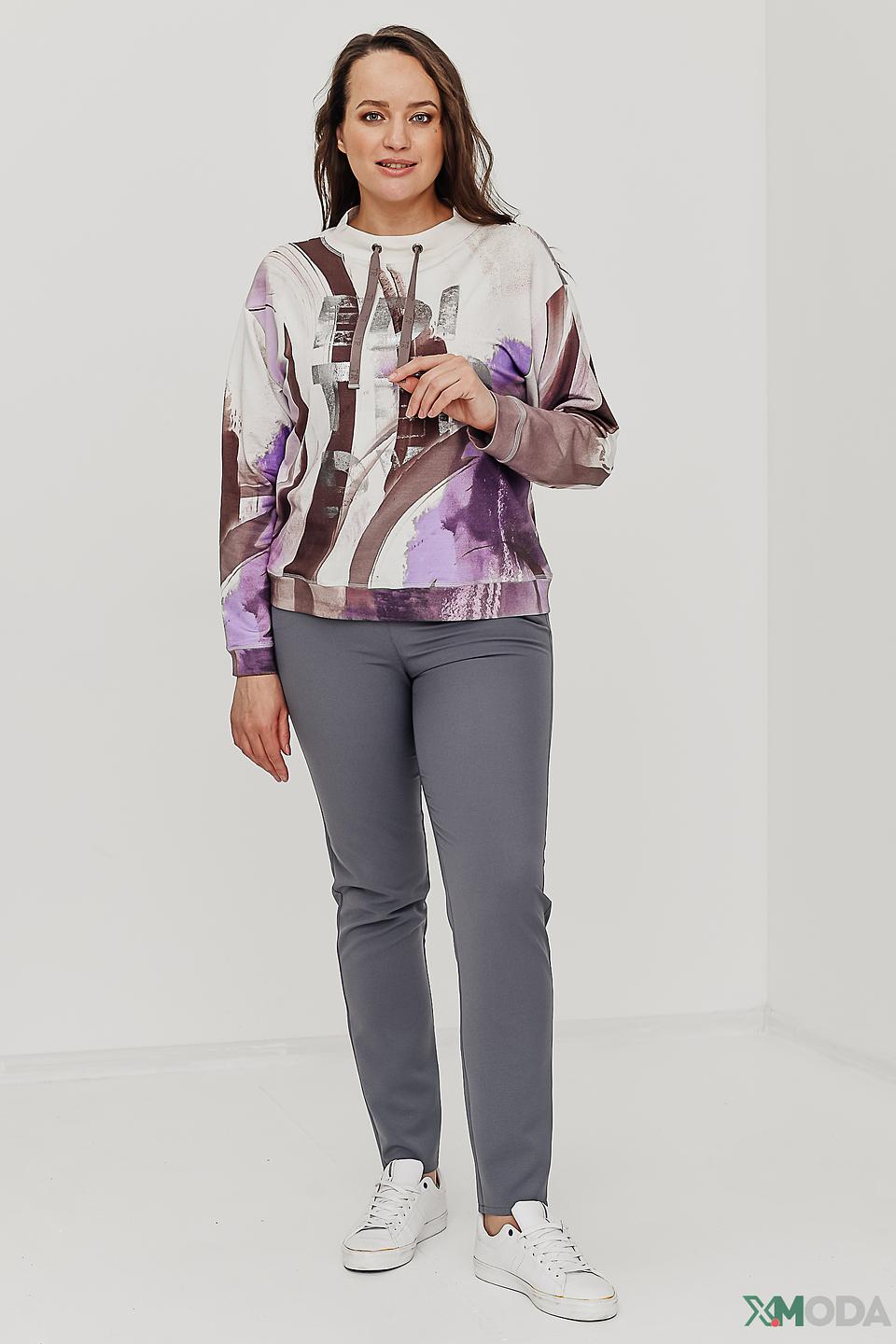 Брюки Frank Walder серые с завязками