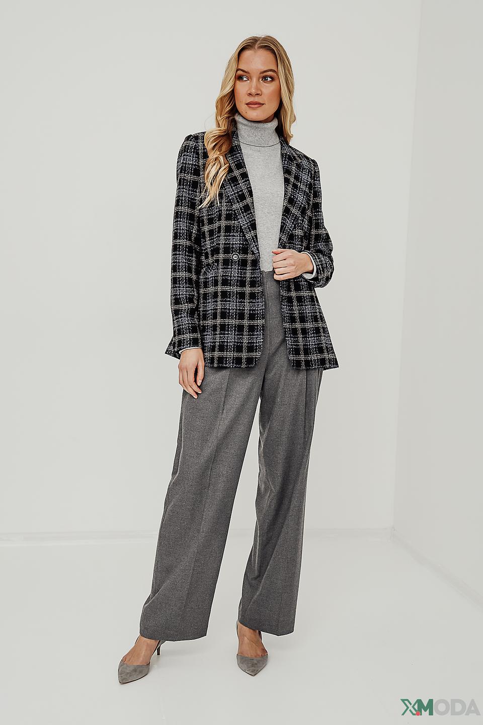 Водолазка Oui серая меланж