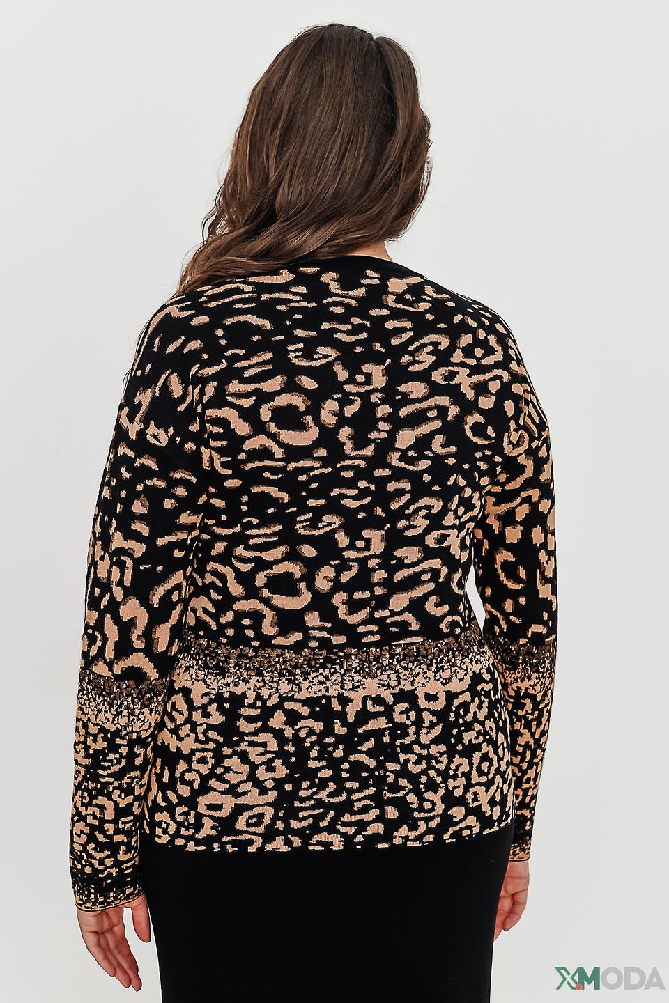 Пуловер Rabe collection с леопардовым принтом