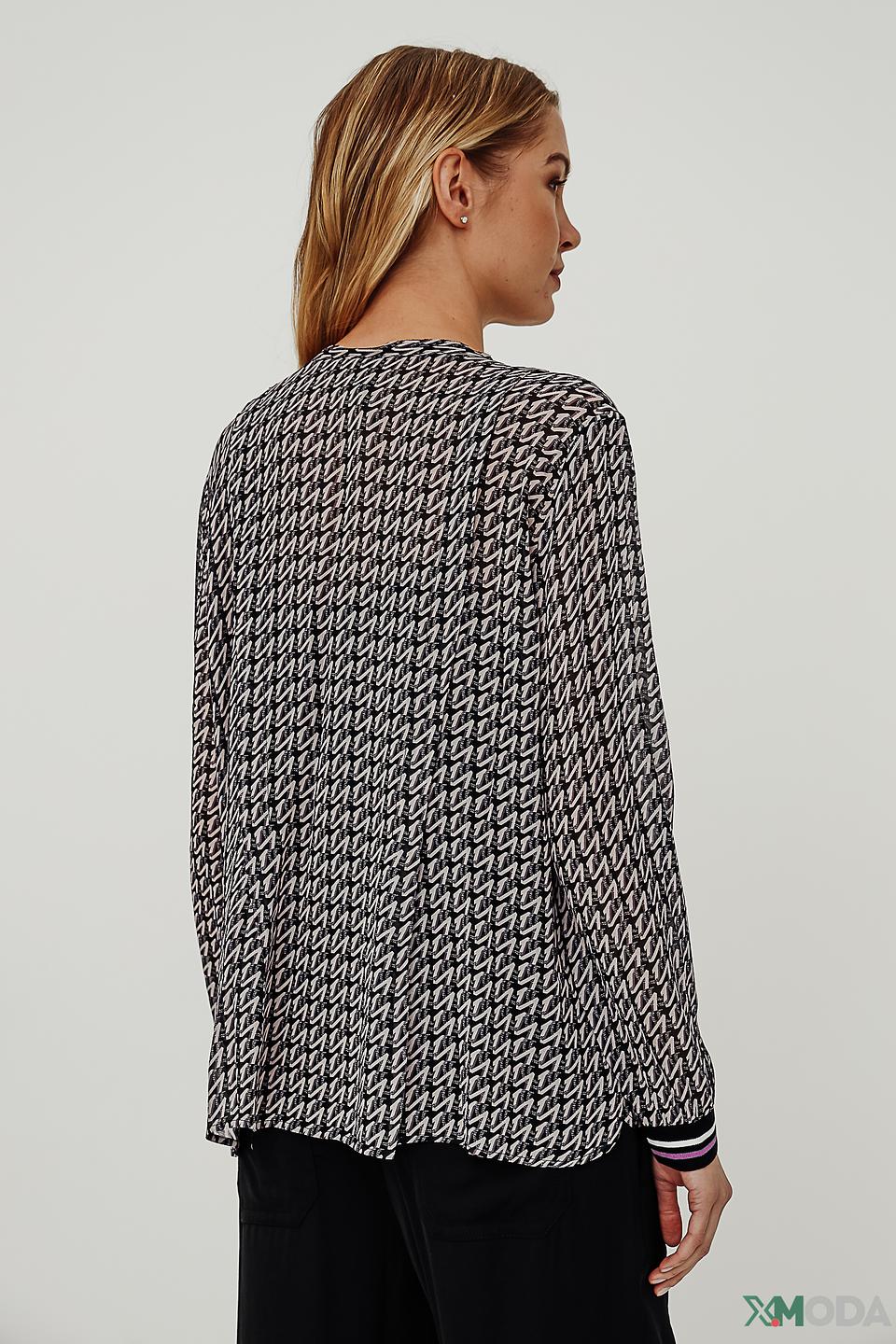 Блуза Marc Cain с геометрическим принтом