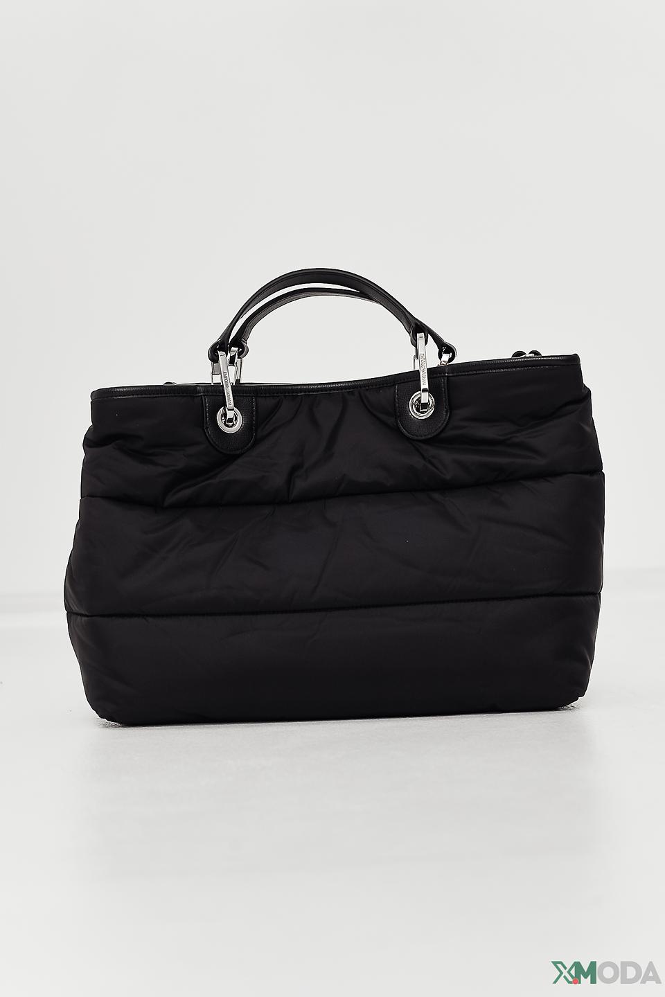 Сумка Emporio Armani стеганая чёрная