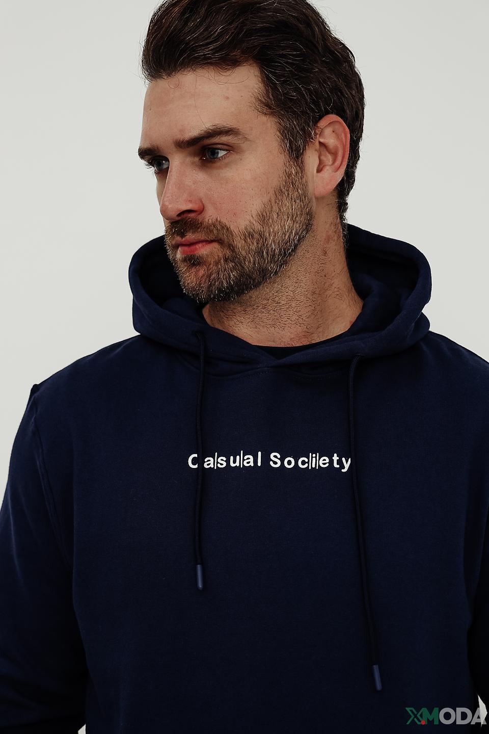 Худи Basefield Casual Society синий