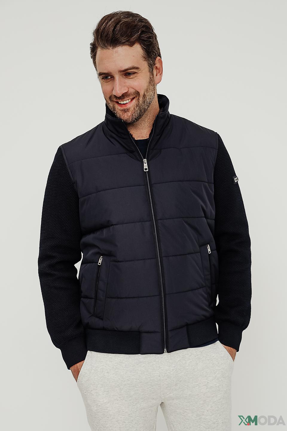Куртка Bugatti стеганая синяя