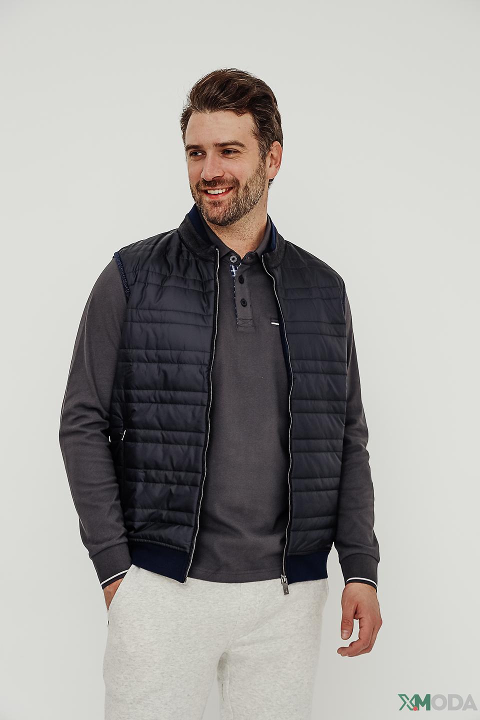 Жилет стеганый Ragman темно-синий