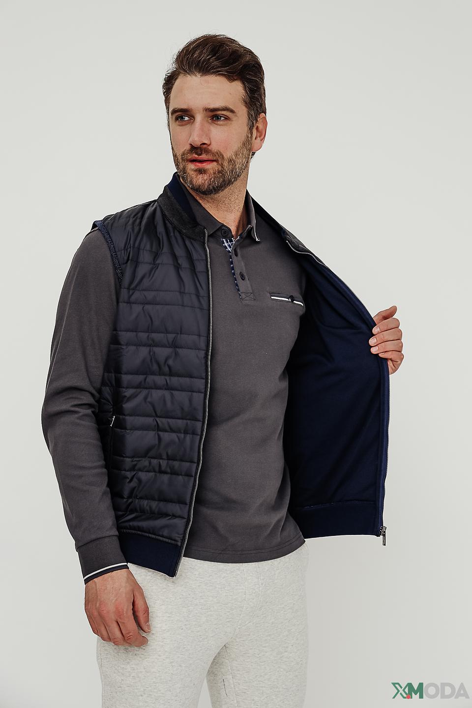 Жилет стеганый Ragman темно-синий