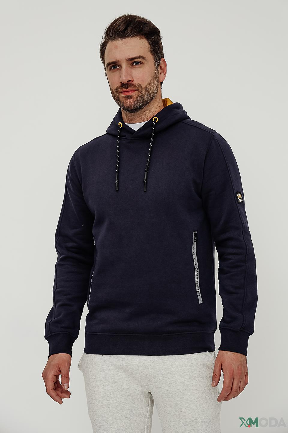 Худи Granchio мужской тёмно-синий